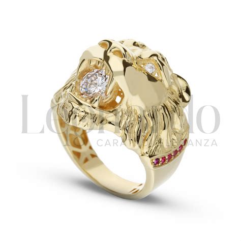 anello versace testa del leone|Anelli Versace da uomo .